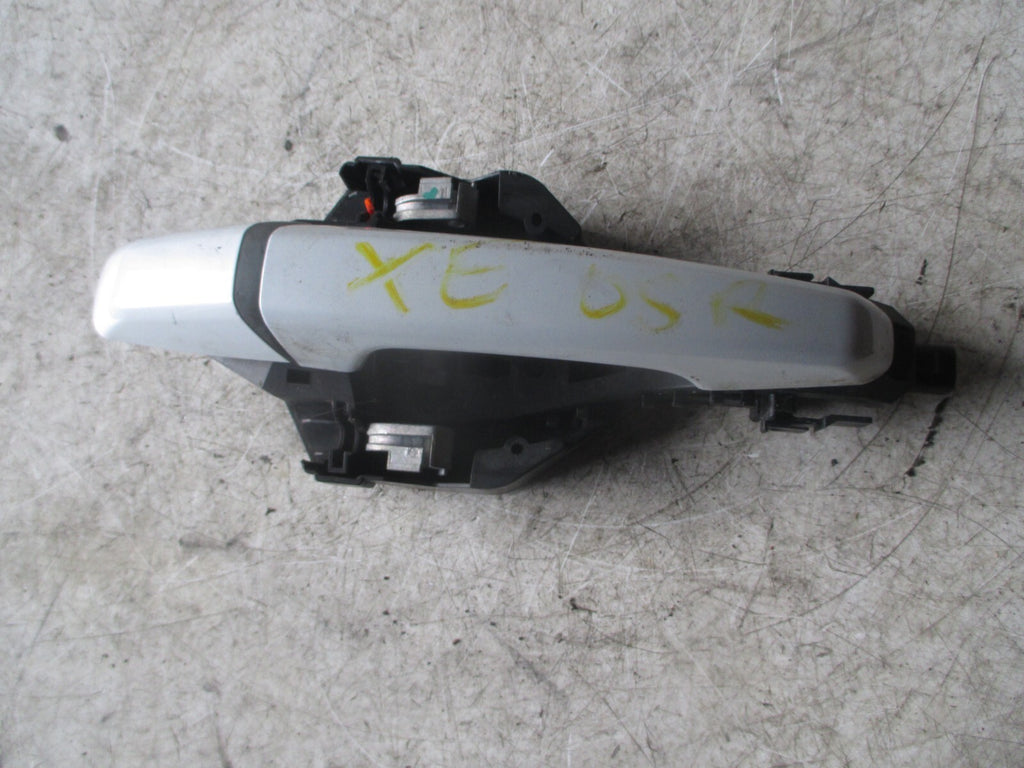 JAGUAR XE 2016 OSR DRIVER SIDE REAR DOOR HANDLE WHITE DK62224A00AA