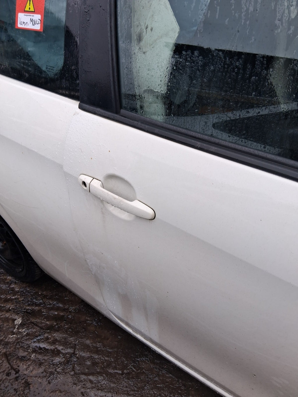 2019 PEUGEOT 108 3 DOOR MK2 OS DRIVER SIDE RIGHT BARE DOOR SOLID WHITE KWD