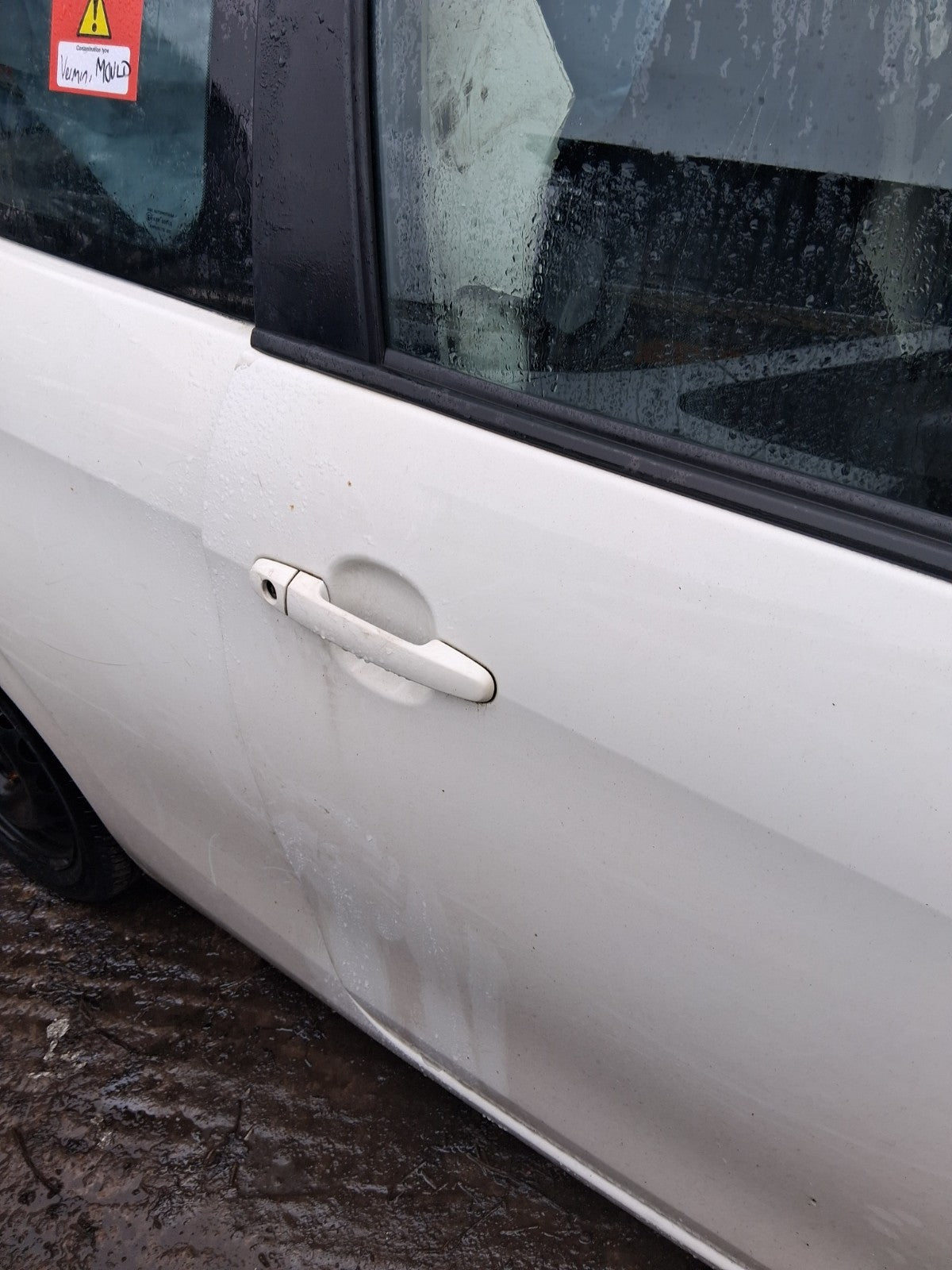 2019 PEUGEOT 108 3 DOOR MK2 OS DRIVER SIDE RIGHT BARE DOOR SOLID WHITE KWD