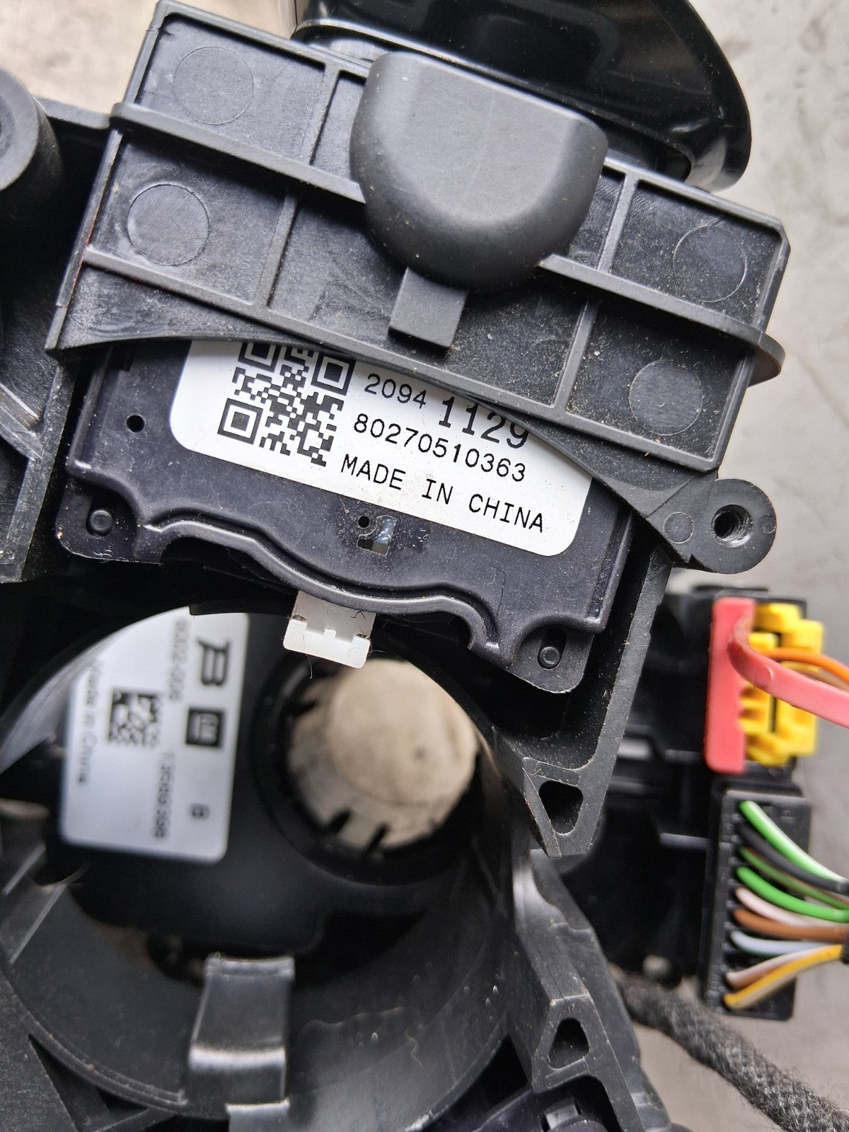 VAUXHALL ZAFIRA C 2018 INDICATOR WIPER COMBINATION SWITCH STALK SQUIB 20941129