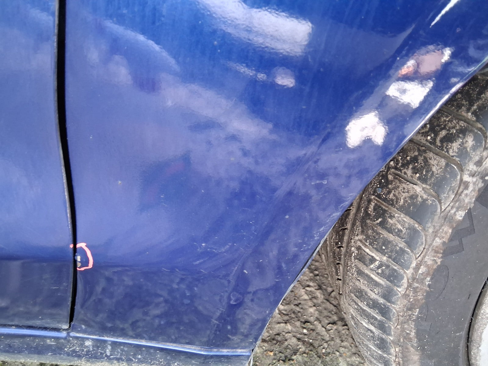 2016 FORD MONDEO MK5 HATCHBACK OSF DRIVER SIDE FRONT RIGHT WING PANEL BLUE LD