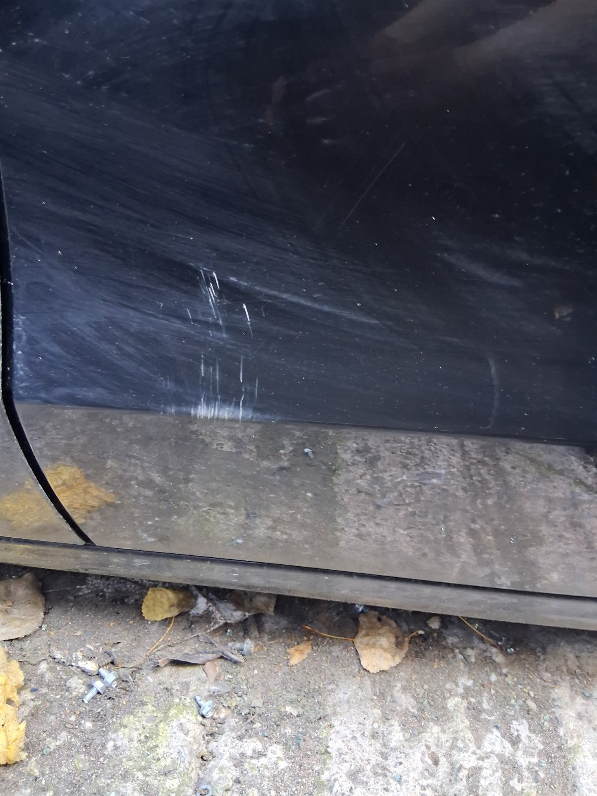 2015 AUDI MK1 A5 HATCHBACK 5 DOOR NSR PASSENGER SIDE REAR LEFT BARE DOOR BLACK
