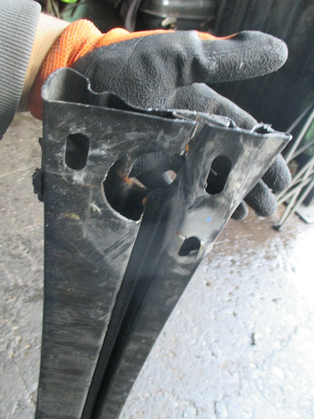 NISSAN X TRAIL 2020 T32 REAR BUMPER CRASH BAR DAMAGED