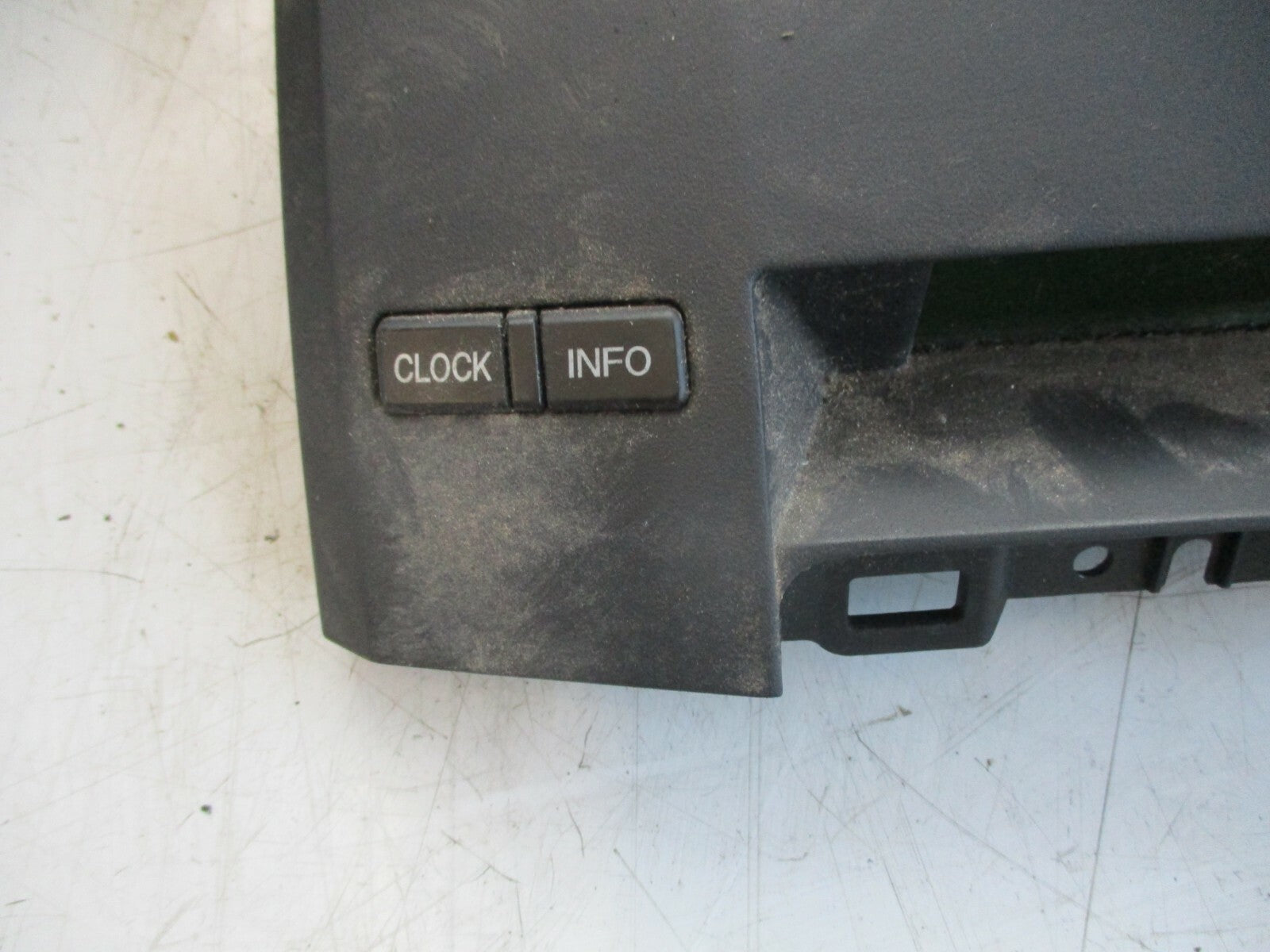 MAZDA 5 MK2 2006 DASH TRIM SURROUND DIGITAL DISPLAY CLOCK SCREEN HAZARD SWITCH