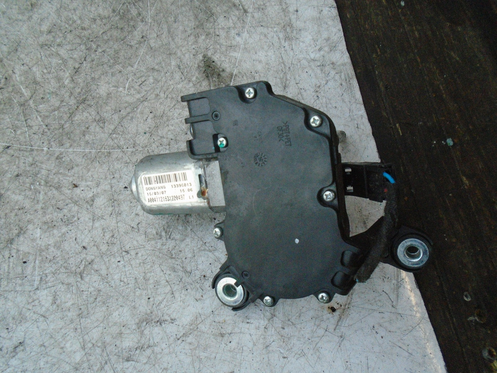 VAUXHALL ASTRA GTC 2016 REAR WIPER MOTOR 13395013