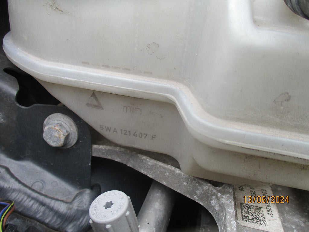 2020 VW VOLKSWAGEN T ROC COOLANT WATER EXPANSION OVERFLOW TANK 5WA121407F