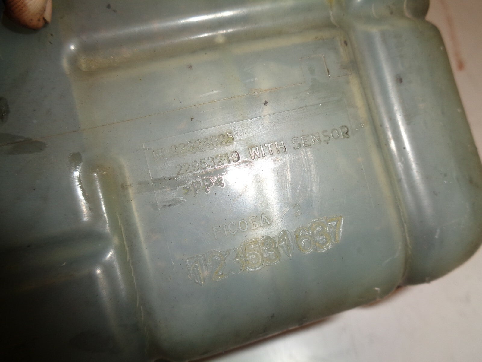 VAUXHALL INSIGNIA 2012 2.0 CDTI EXPANSION TANK COOLANT 22924025
