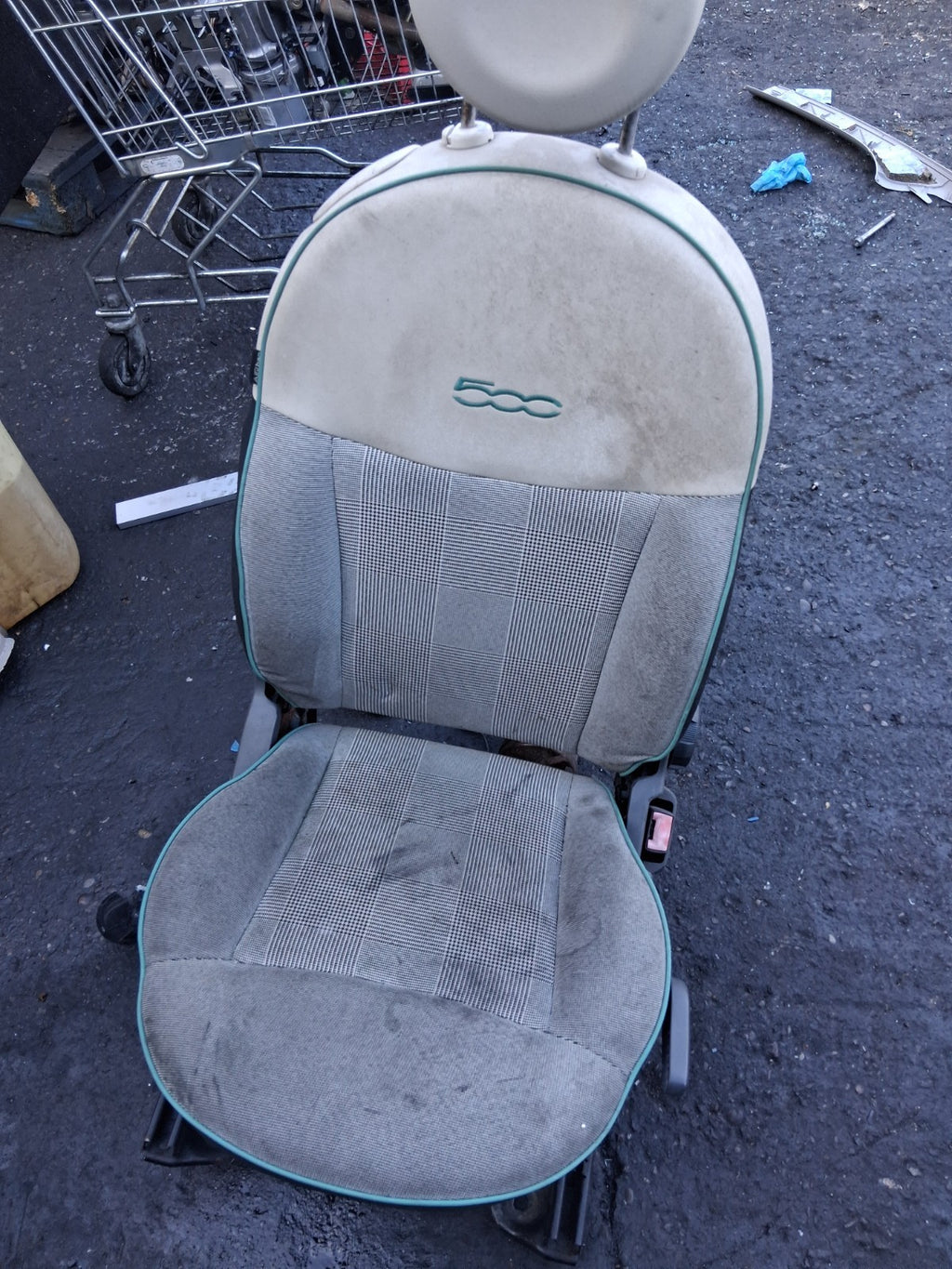2015 FIAT 500 LOUNGE MK1 OSF DRIVER SIDE FRONT RIGHT COMPLETE SEAT