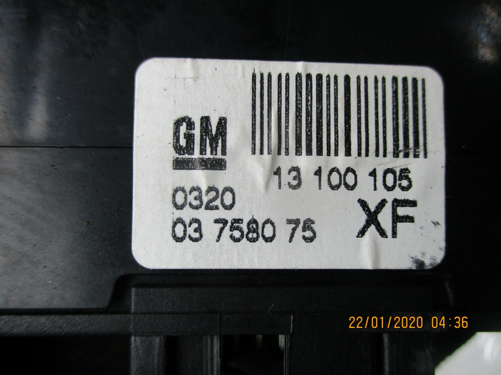 VAUXHALL ASTRA H MK5 2008 HAZARD LIGHT SWITCH DOOR LOCK BUTTON PANEL 13100105