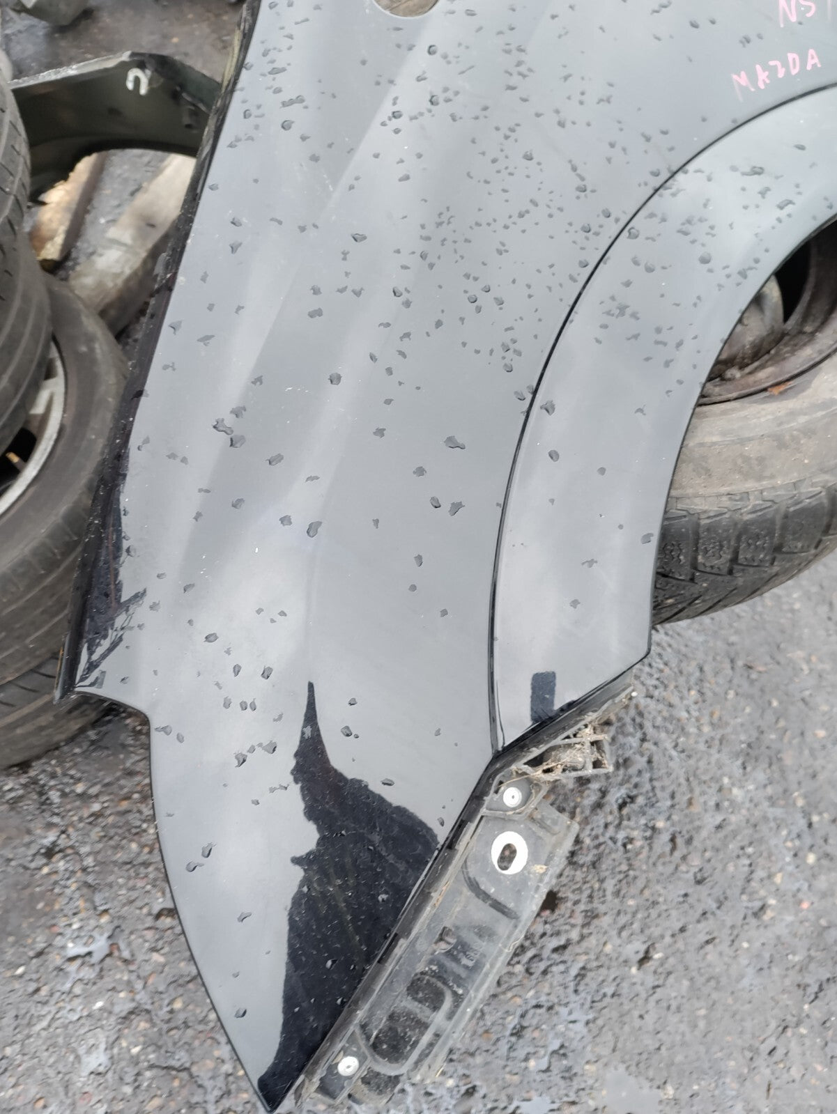 2009 VAUXHALL MERIVA A NSF PASSENGER SIDE FRONT WING PANEL BLACK