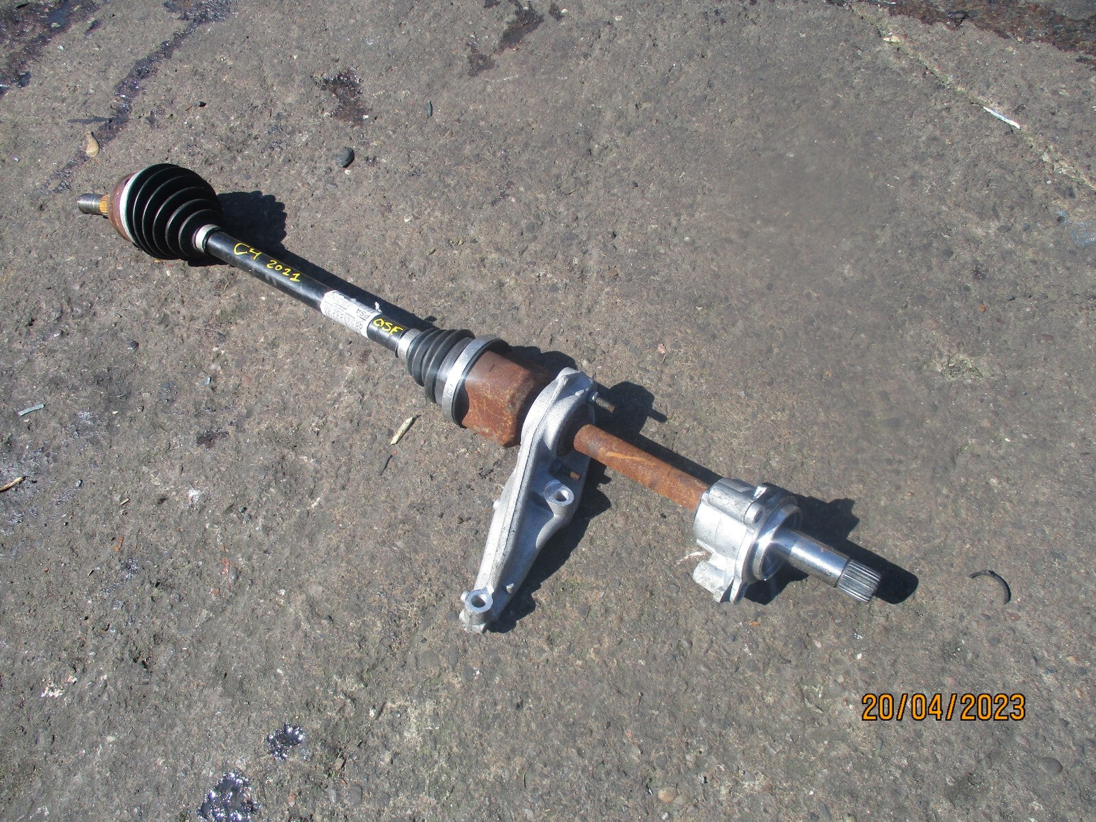 CITROEN C4 2021 1.2 PETROL OSF DRIVER SIDE FRONT MANUAL DRIVESHAFT 9824359680