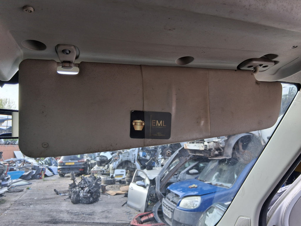 2014 CITROEN RELAY MK3 OSF DRIVER  SIDE FRONT SUN VISOR SHADE