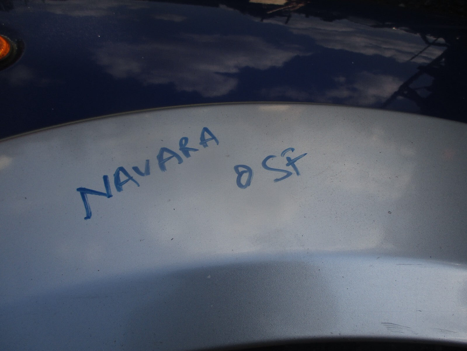 2002 NISSAN NAVARA D22 OSF DRIVER SIDE FRONT RIGHT WING PANEL