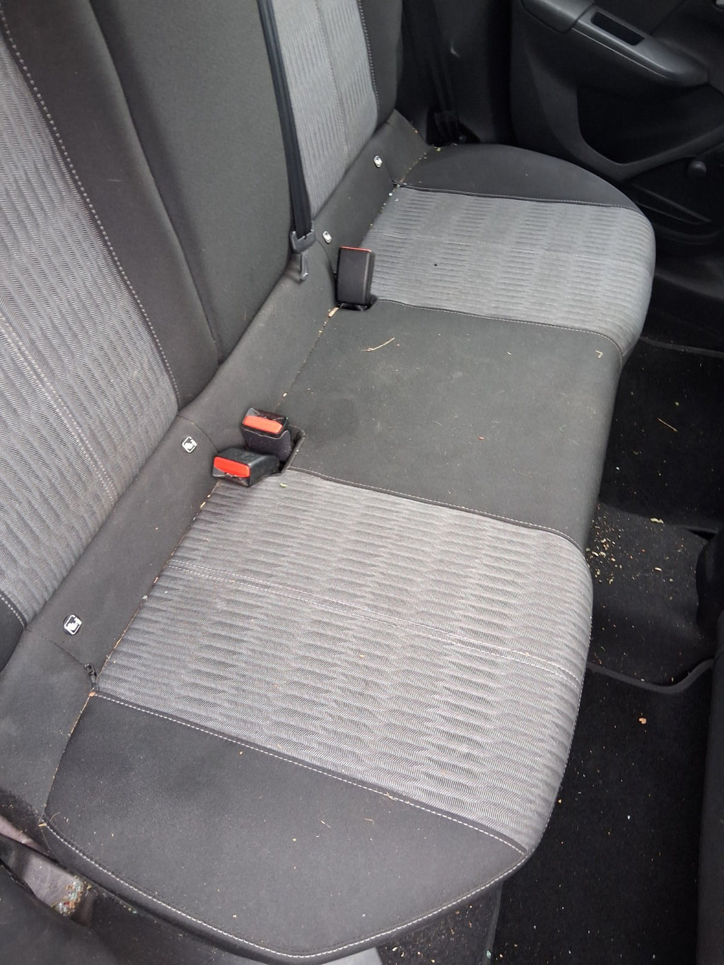 2020 VAUXHALL CORSA F HATCH REAR COMPLETE BASE AND BENCH SEAT CLOTH FABRIC