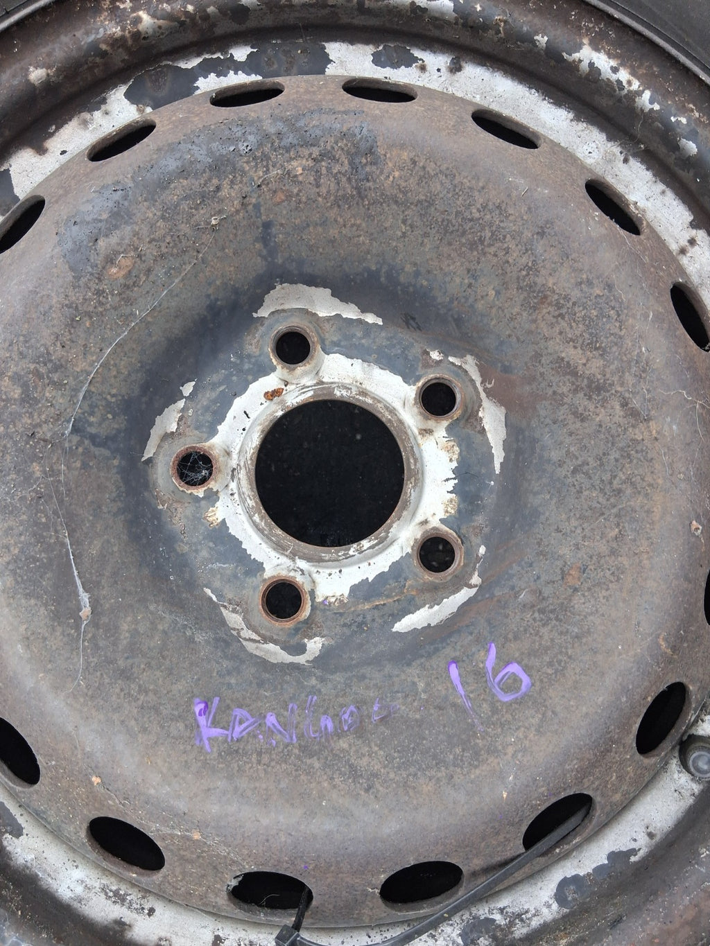2016 RENAULT KANGOO MK2 15 INCH STEEL WHEEL WITH TYRE 195/65R15
