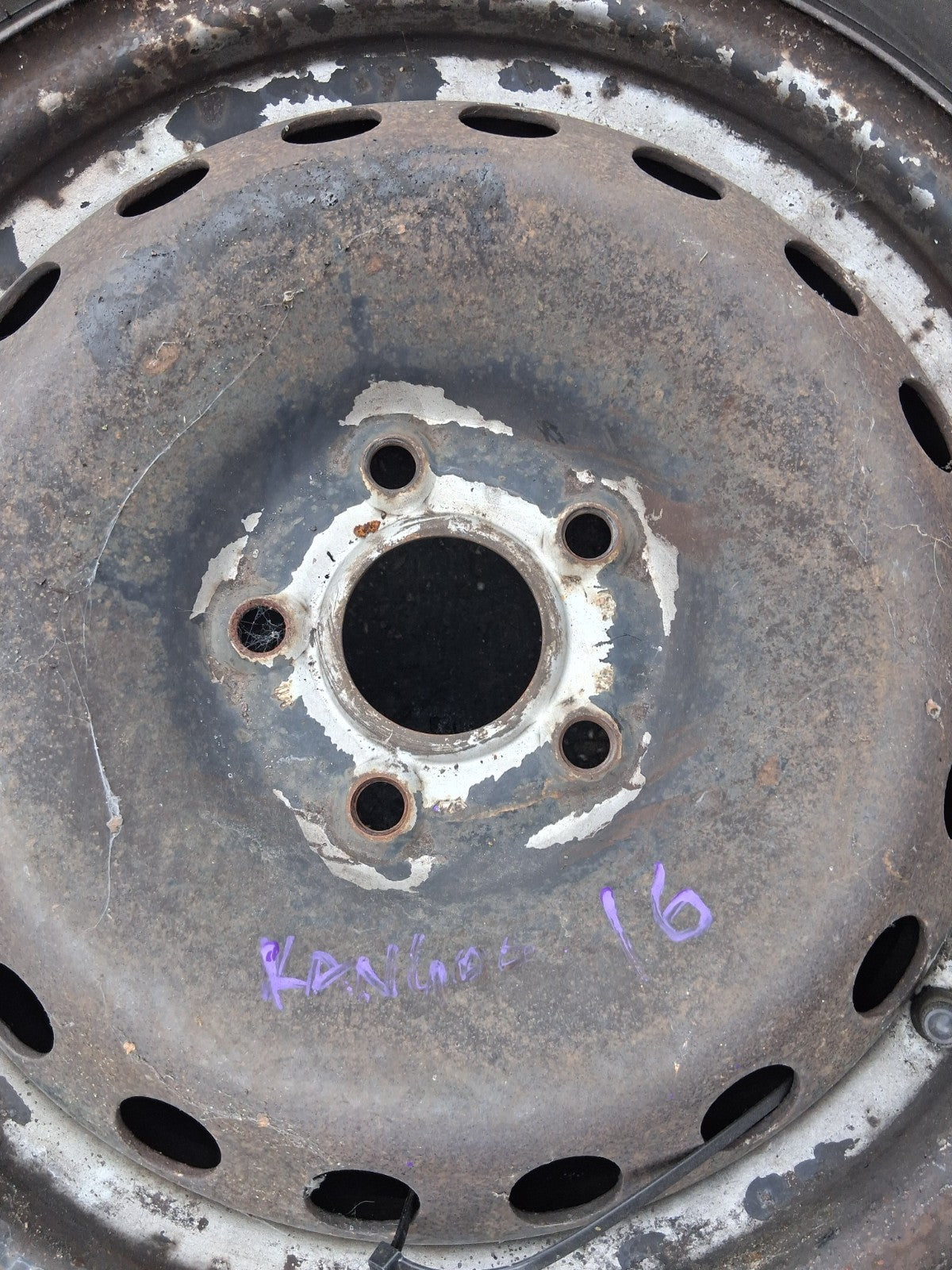 2016 RENAULT KANGOO MK2 15 INCH STEEL WHEEL WITH TYRE 195/65R15