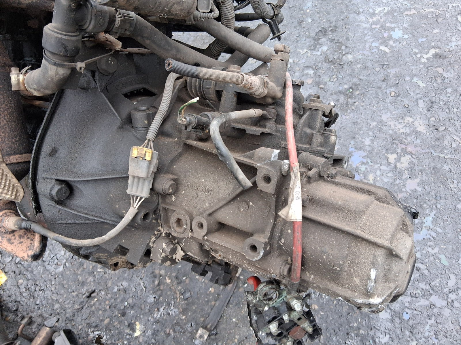 2007 FIAT PUNTO MK3 1.2 PETROL 5 SPEED MANUAL GEARBOX 551963361