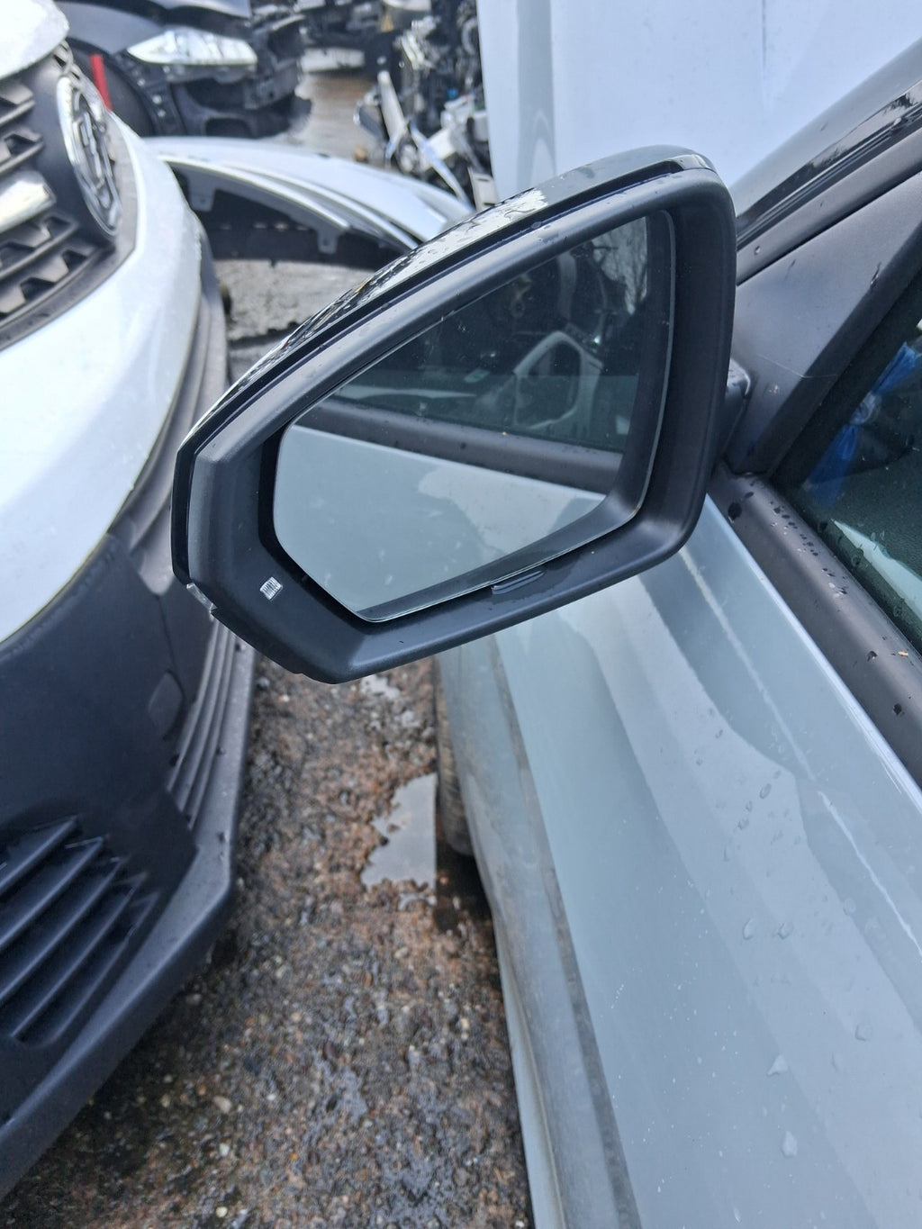 2025 AUDI A1 S LINE MK2 GB NSF PASSENGER SIDE LEFT ELECTRIC WING MIRROR BLACK