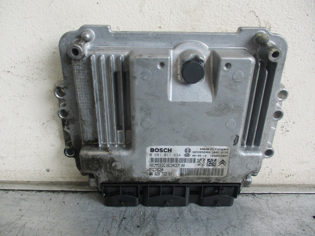 PEUGEOT 307 1.6 HDI DIESEL ENGINE CONTROL UNIT ECU MODULE 9662872280