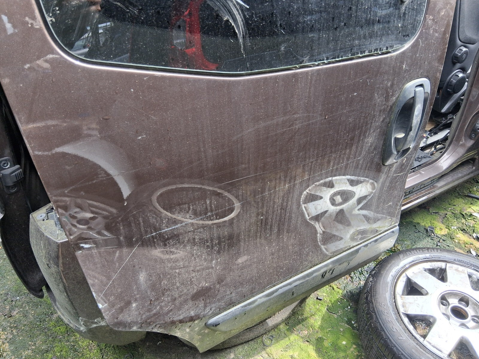 2019 FIAT FIORINO QUBO COMPLETE OSR SLIDING DOOR MAGNETICO BRONZE METALLIC 444