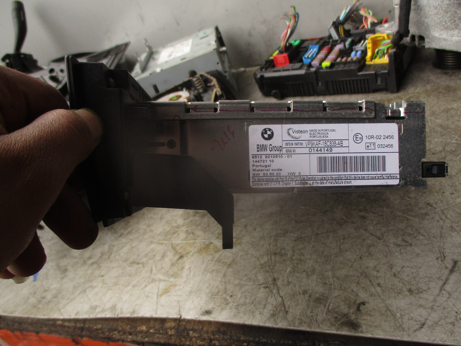BMW 1 SERIES E82 2009 CD PLAYER RADIO 9210510