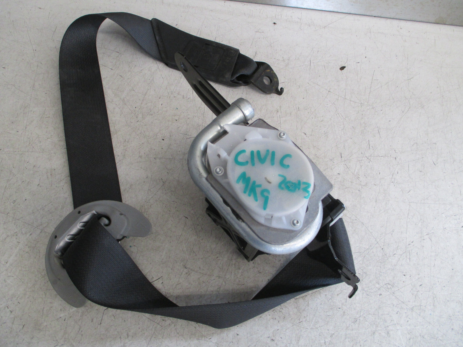 HONDA CIVIC MK9 2013 5 DOOR NSF PASSENGER FRONT SEAT BELT 81850TV1E010M4