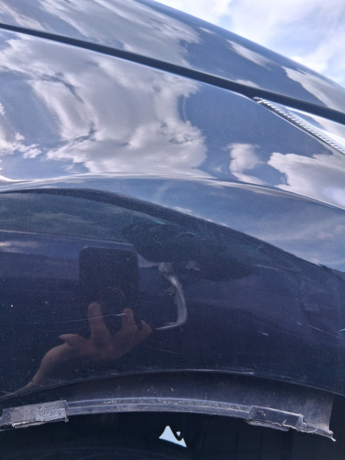 2012 FORD FIESTA MK7 5 DOOR OSF DRIVER SIDE FRONT RIGHT WING PANEL BLACK