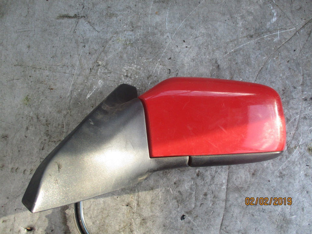 VOLVO V40 2005 NS PASSENGER SIDE ELECTRIC WING MIRROR RED