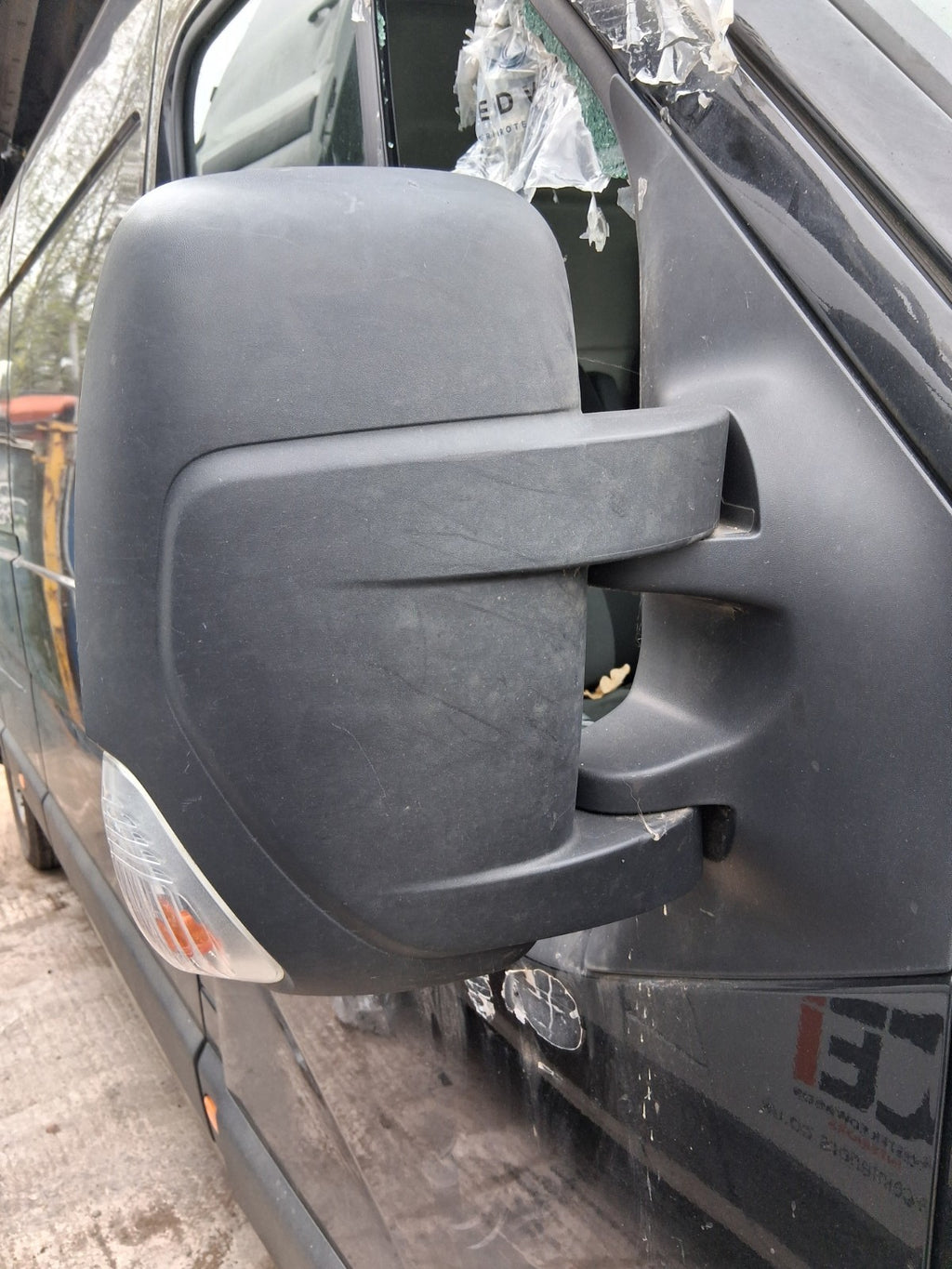 2021 NISSAN NV400 MK1 OSF DRIVER SIDE FRONT RIGHT WING MIRROR BLACK