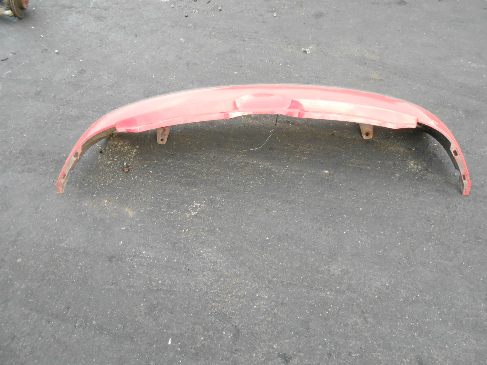 FIAT PUNTO MK2 2004 FACELIFT REAR BACK PLASTIC BUMPER RED