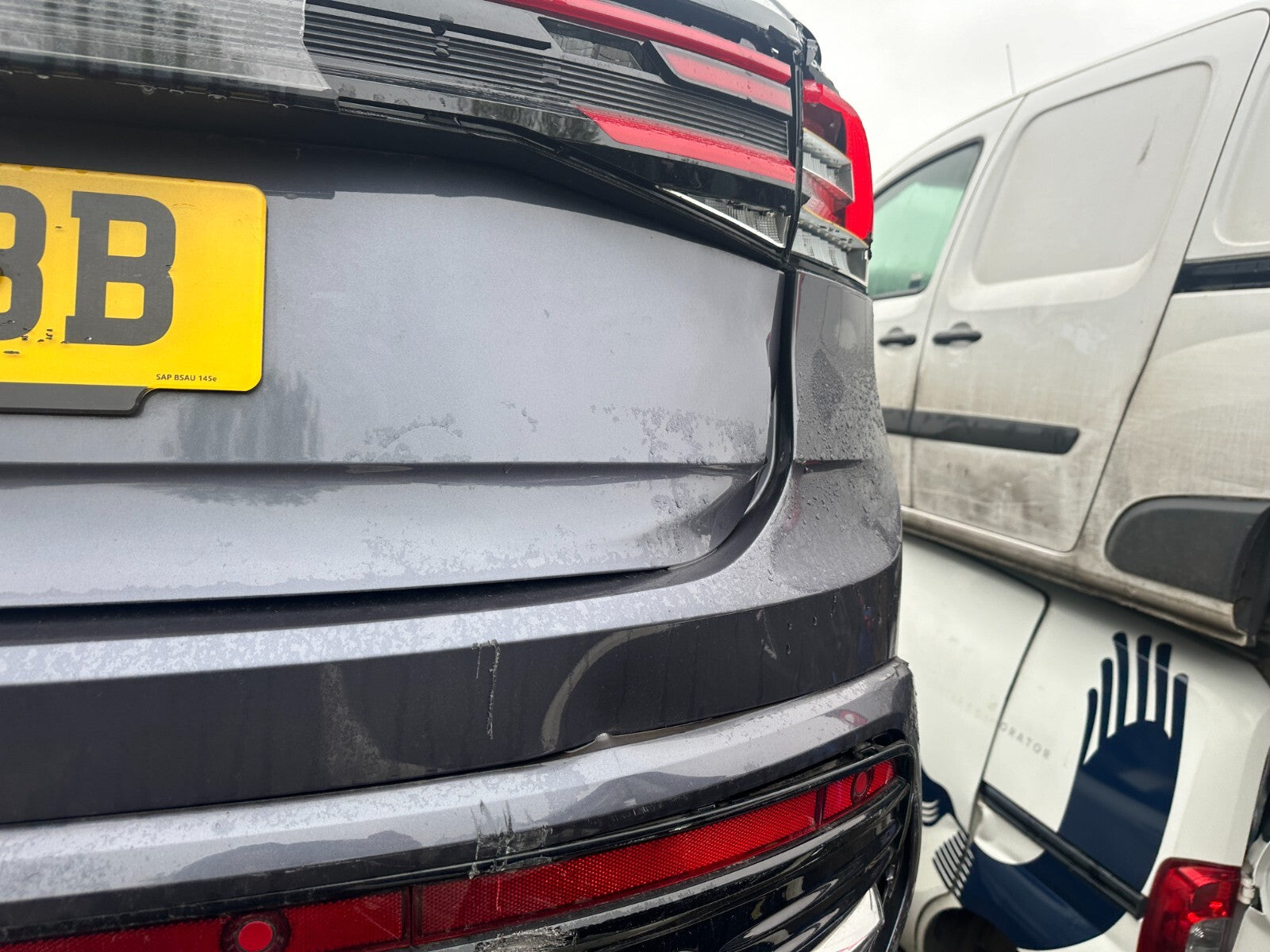 2023 VOLKSWAGEN TAIGO REAR HATCHBACK BOOTLID TAILGATE BOOT BARE GREY LB7Q DENTS