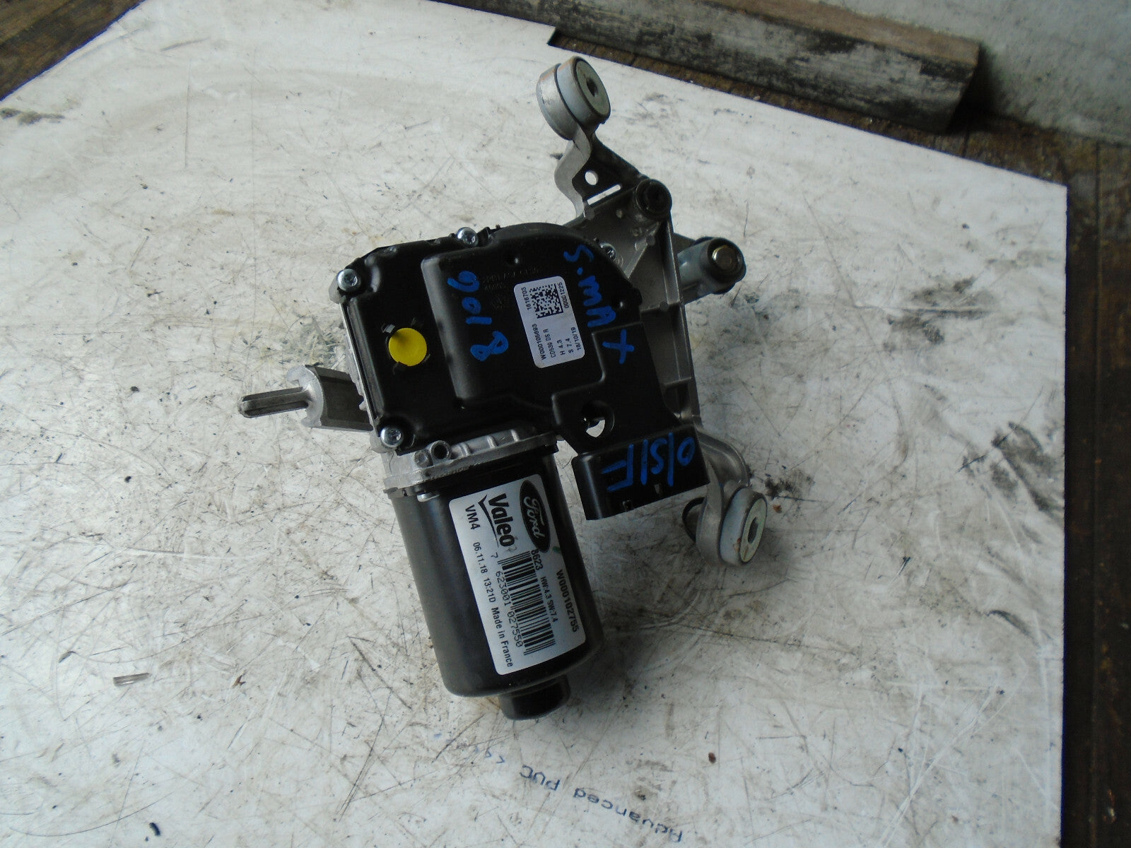 FORD S MAX MK2 2018 OS DRIVER SIDE RIGHT WIPER MOTOR W000102755