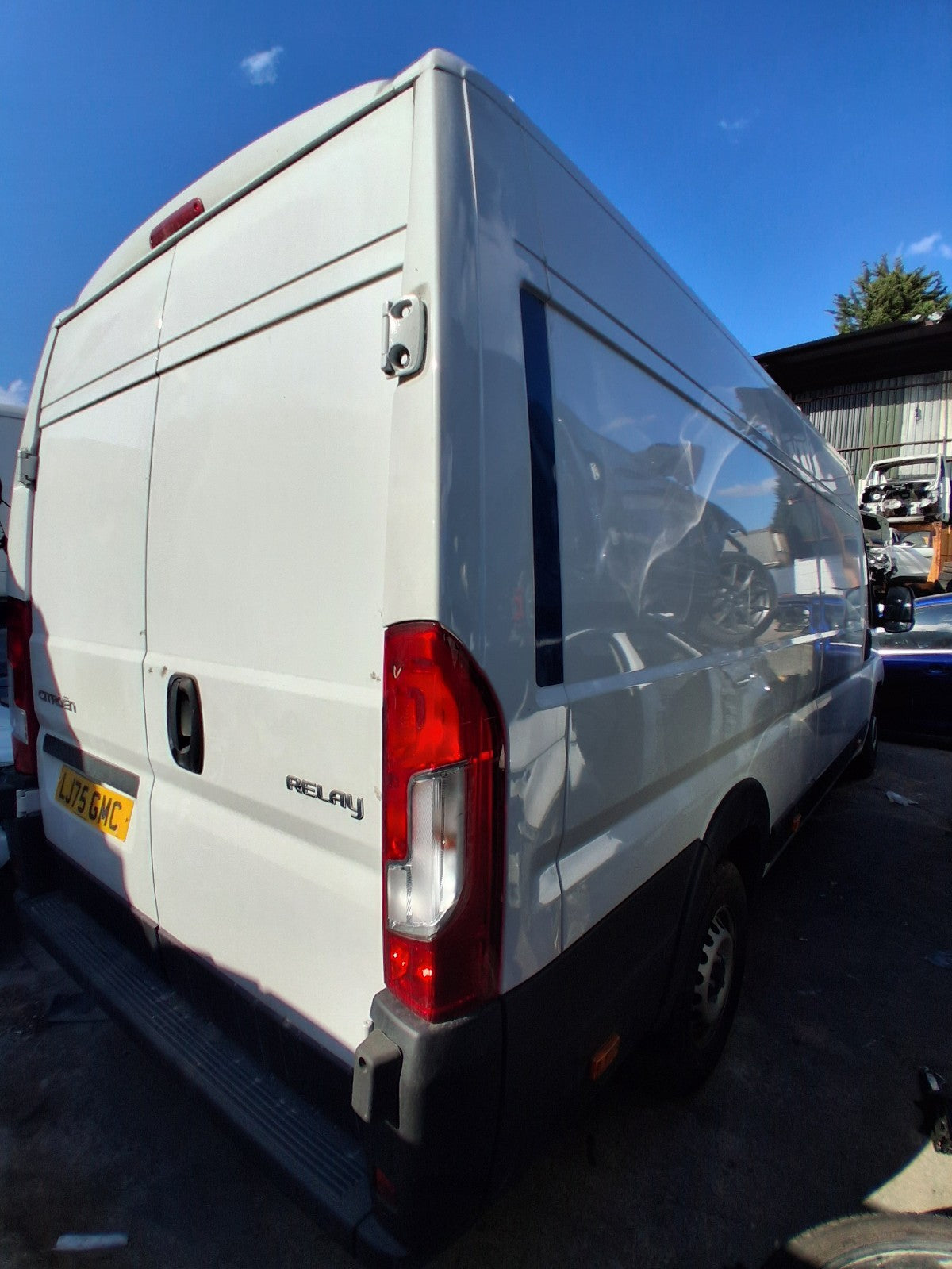2025 CITROEN RELAY MK3 OSR DRIVER SIDE REAR QUARTER PANEL WHITE