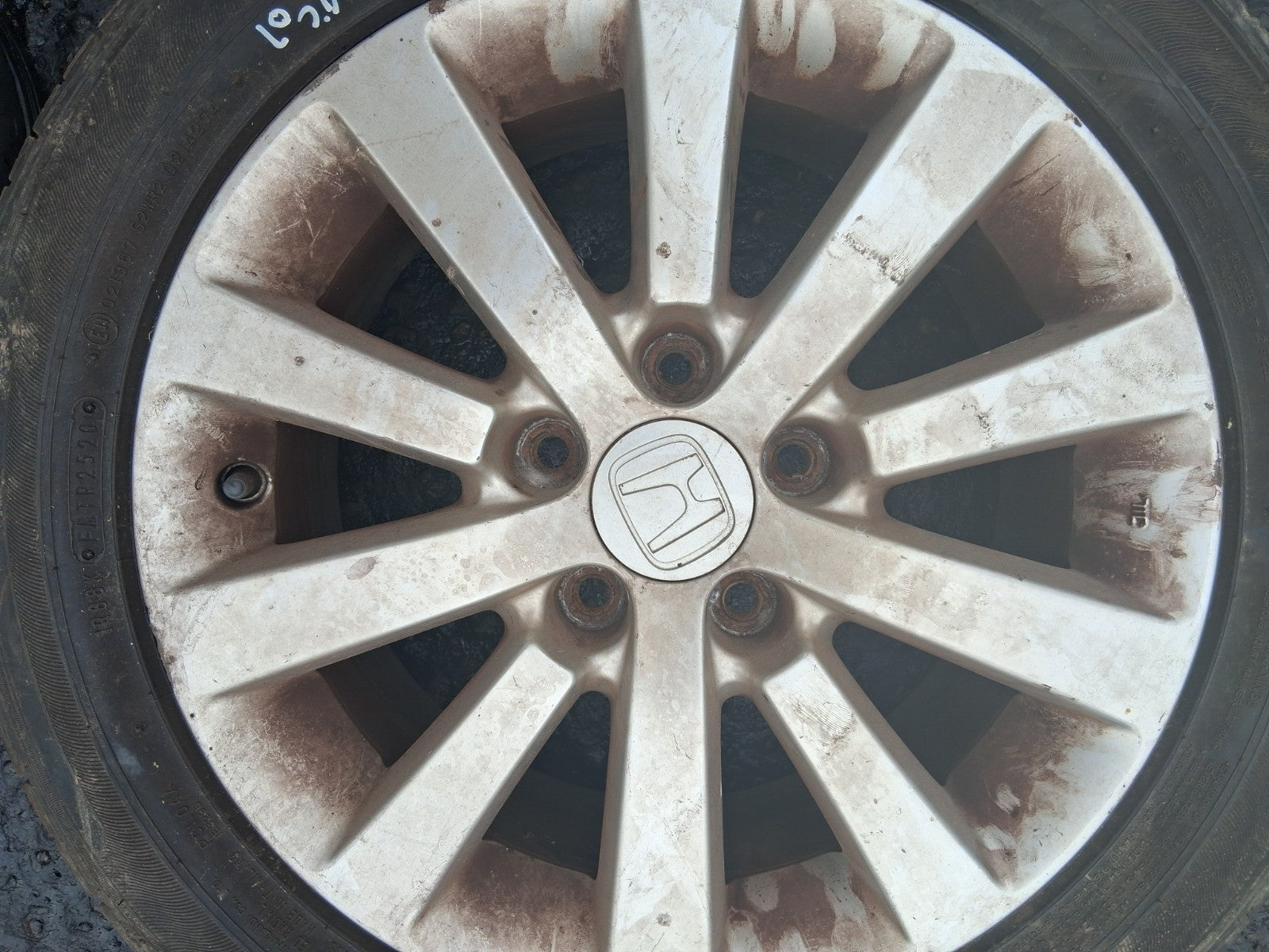 2005 HONDA CIVIC MK7 16 INCH ALLOY WHEEL WITH TYRE 205/55R16