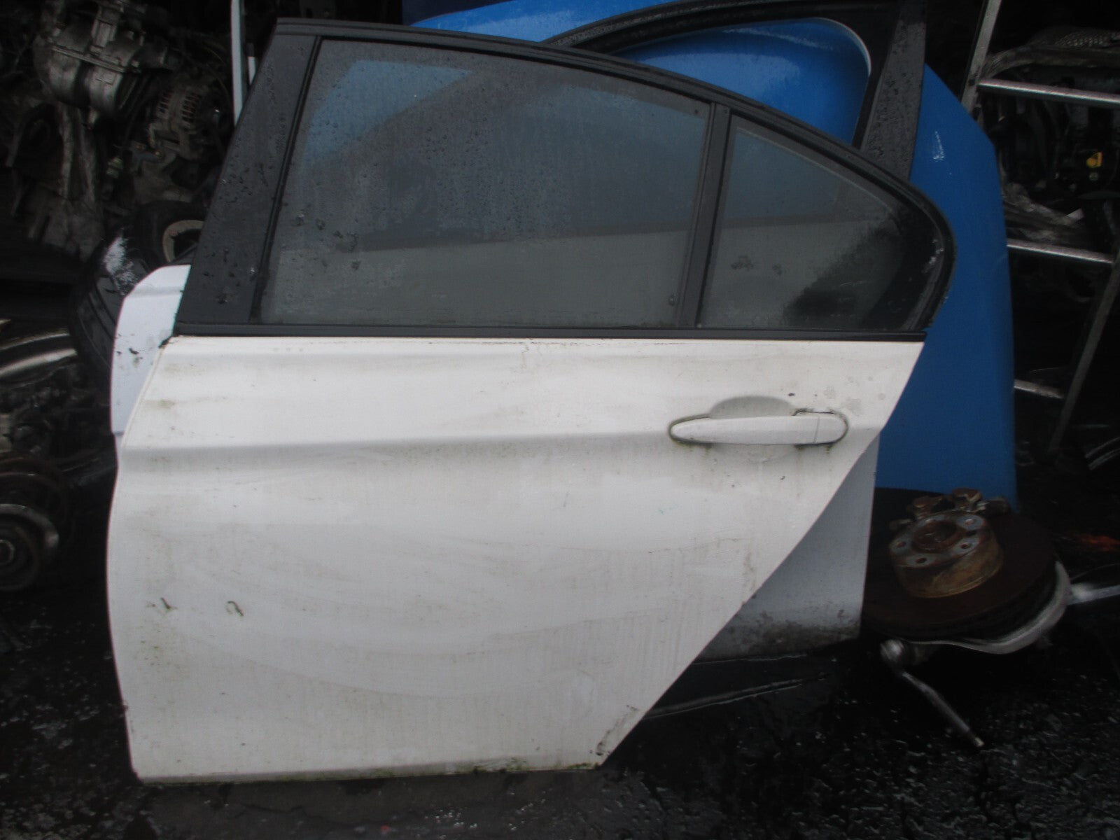 BMW 3 SERIES F30 2018 NSR PASSENGER SIDE REAR COMPLETE DOOR ALPINE WHITE