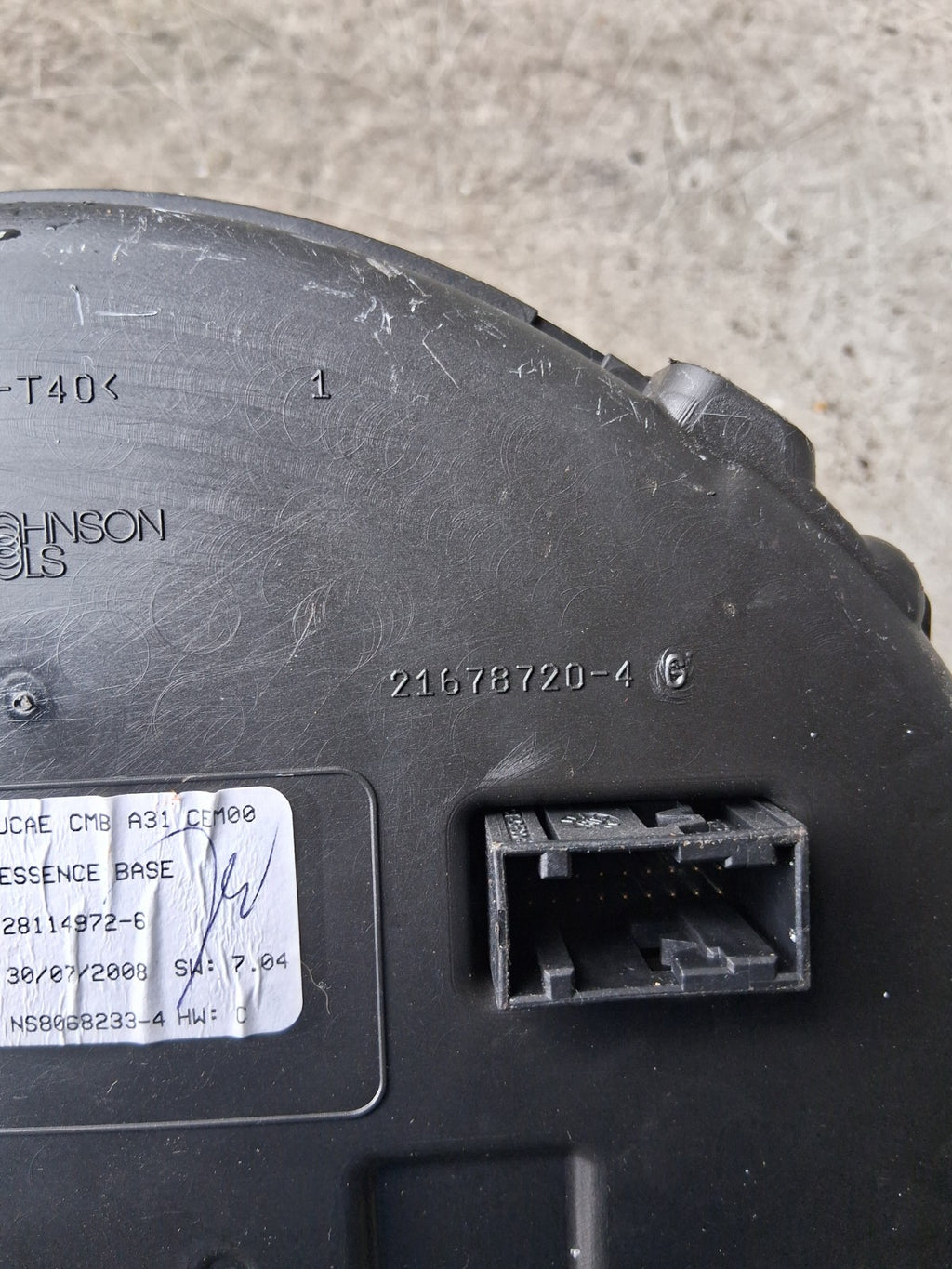 2008 CITROEN C2 SPEEDOMETER  INSTRUMENT CLUSTER P9660225780