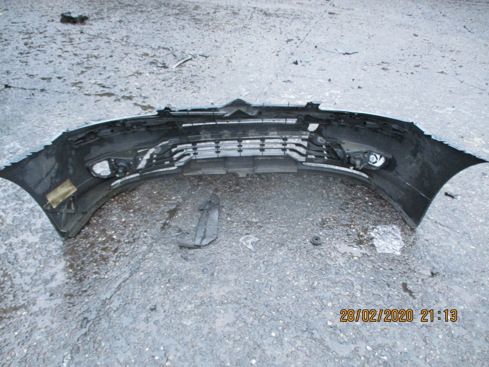 CITROEN C4 2006 MK1 COUPE FRONT BUMPER GREY