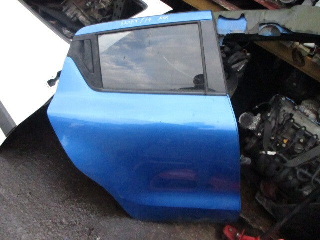 2019 SUZUKI SWIFT MK4 OSR DRIVER SIDE REAR BARE DOOR BLUE