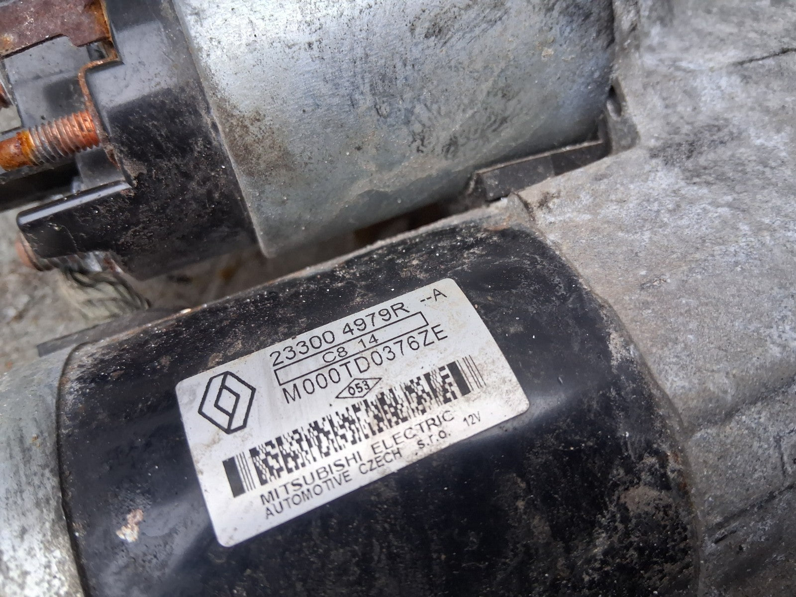 2018 NISSAN MICRA K14 0.9 PETROL STARTER MOTOR 233004979R