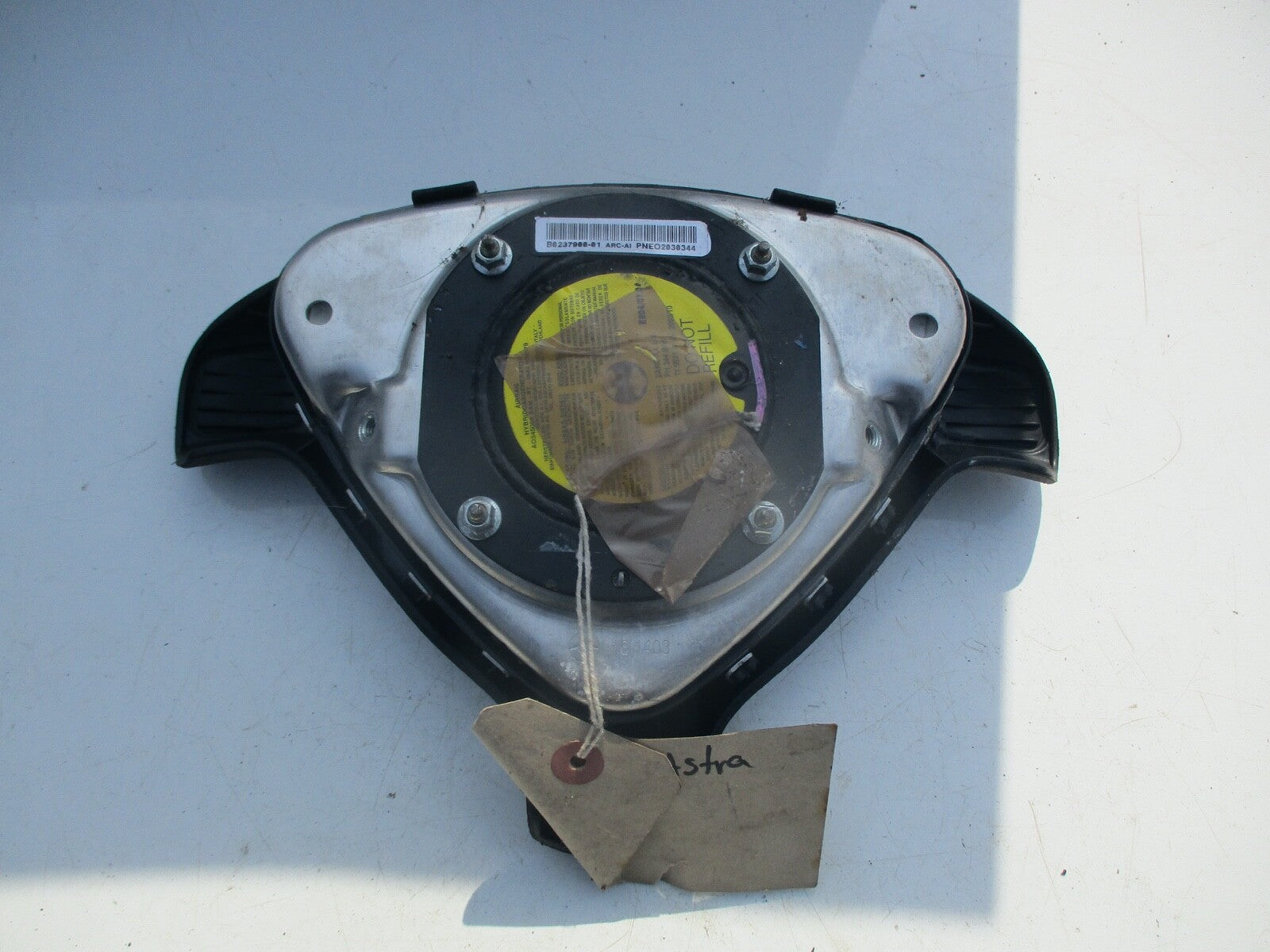 VAUXHALL ASTRA H MK5 2005 STEERING WHEEL SAFETY BAG B0237900-01