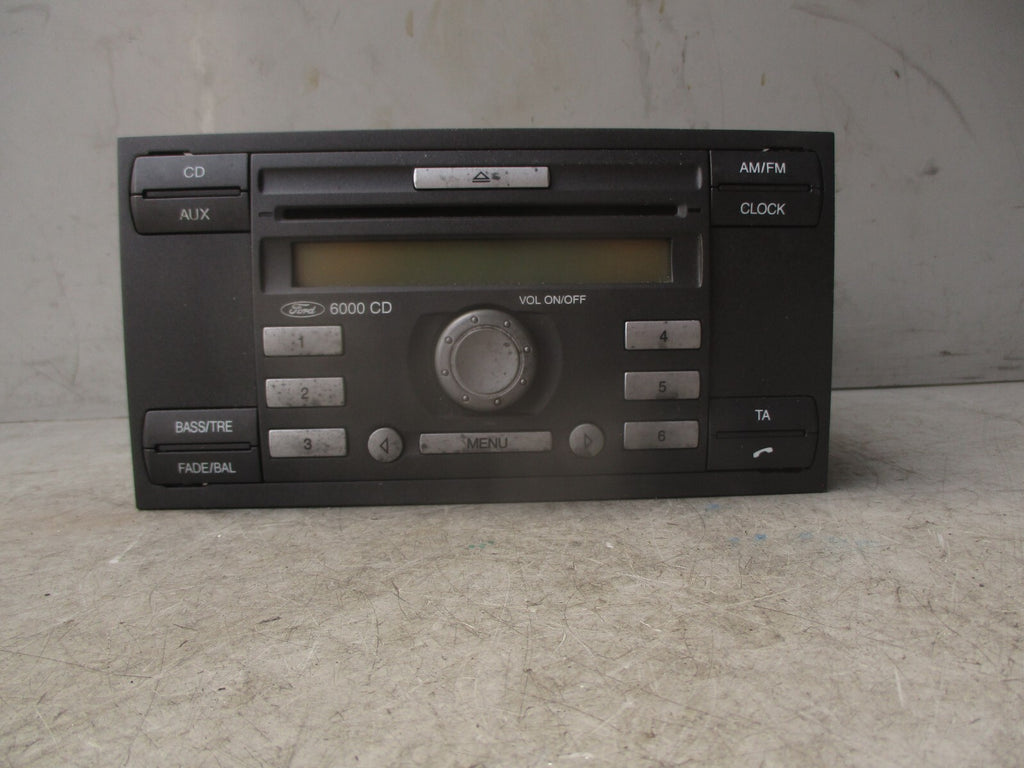 2007 FORD FIESTA MK6 CD PLAYER RADIO STEREO HEAD UNIT 6S6118C815AH