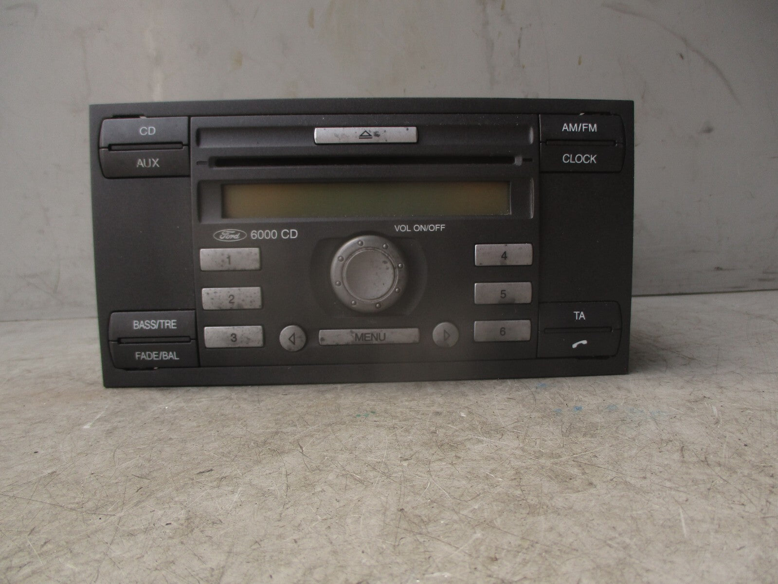 2007 FORD FIESTA MK6 CD PLAYER RADIO STEREO HEAD UNIT 6S6118C815AH