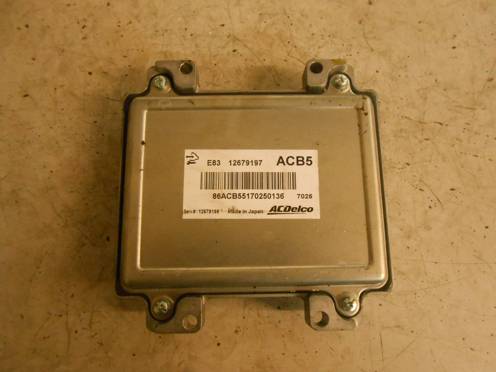 VAUXHALL CORSA E (MK4) 2017 1.2 ECOTEC (B12XER) ENGINE CONTROL UNIT ECU 12679197