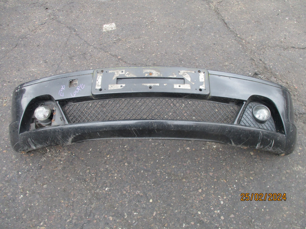 2005 BMW 3 SERIES E46 LCI COUPE FRONT BUMPER COMPLETE WITH FOG LIGHTS BLACK 475