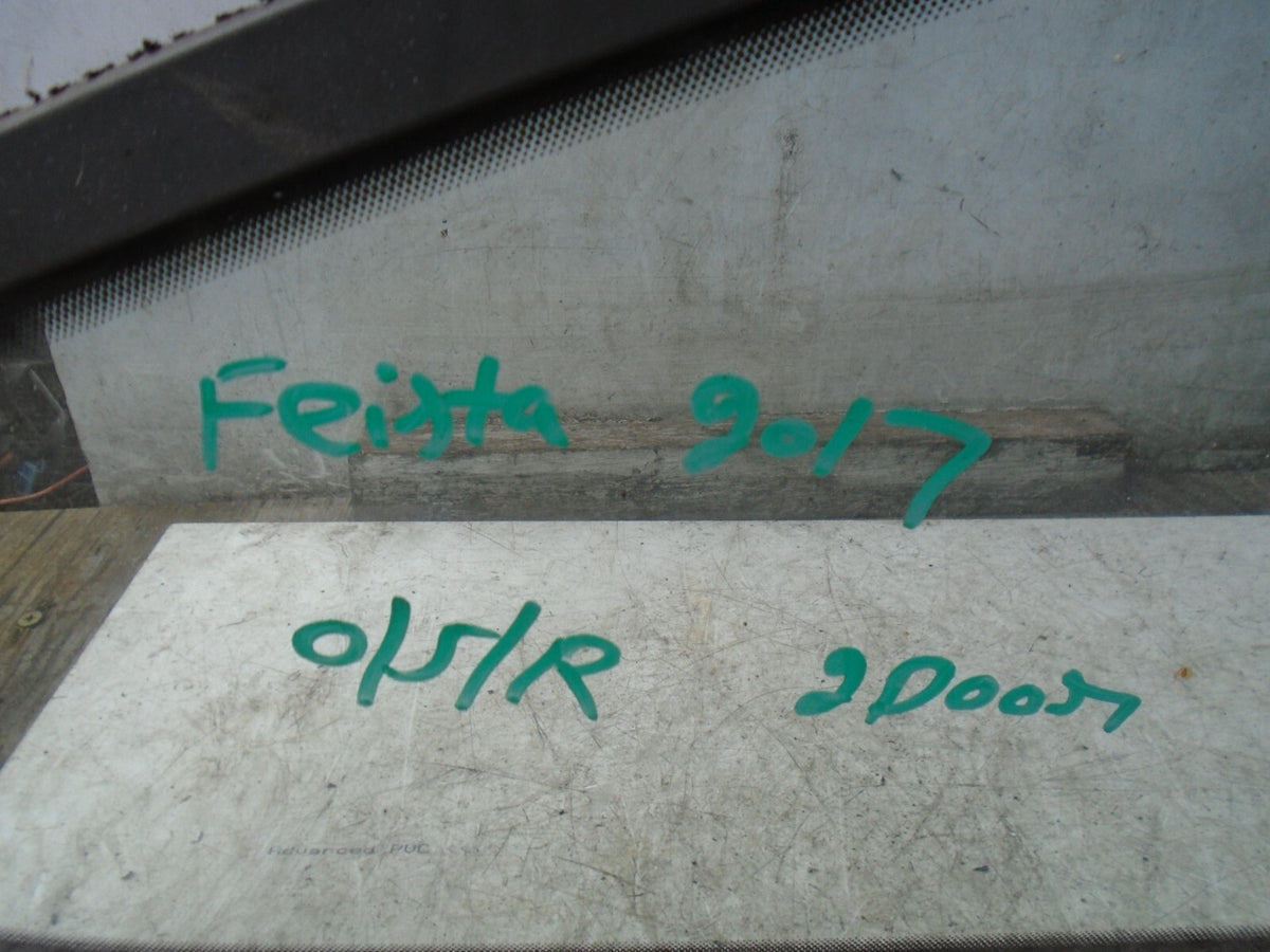 FORD FIESTA 2017 MK7 2 DOOR OSR REAR DRIVER SIDE WINDOW GLASS E643R00048