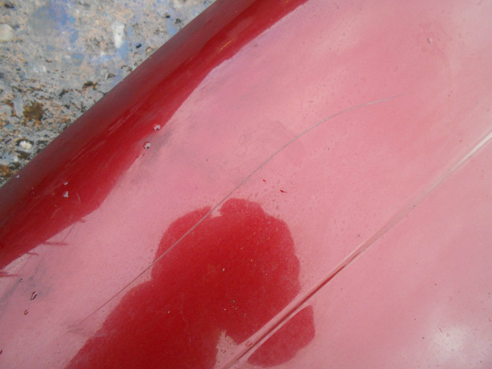 CITROEN C5 2005 NSF PASSENGER SIDE FRONT WING KKQD ROUGE PROFOND MICA RED
