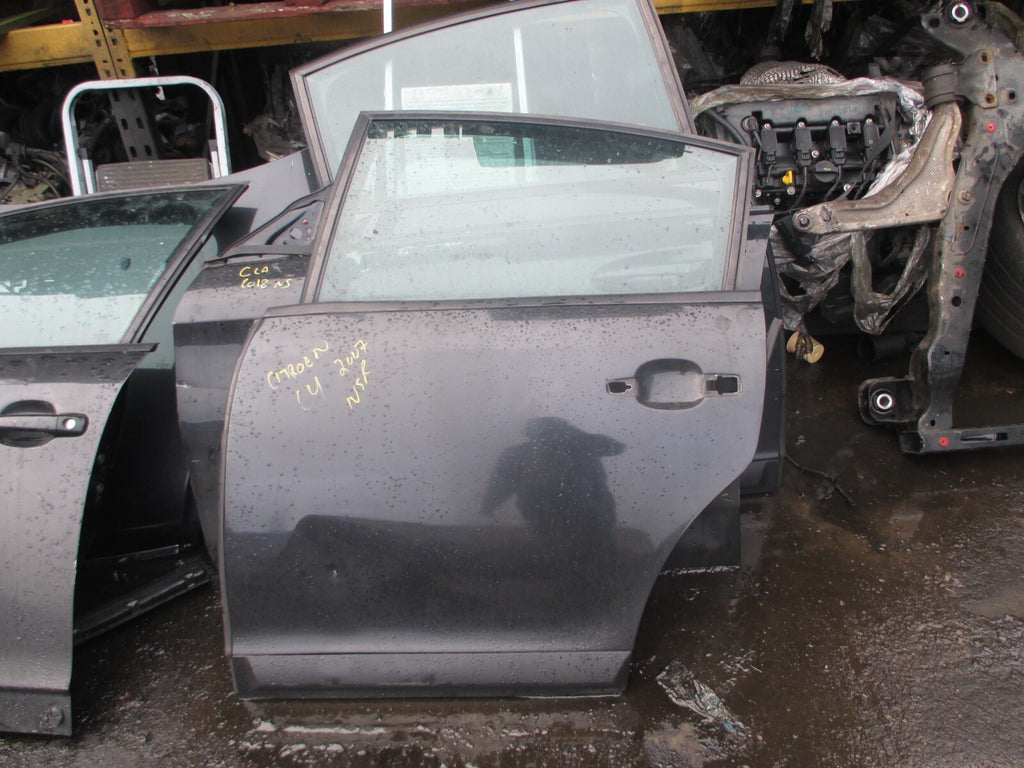 CITROEN C4 MK1 2007 NSR PASSENGER SIDE REAR BARE DOOR BLACK