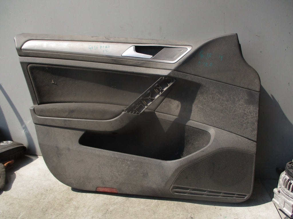 2015 VOLKSWAGEN GOLF MK7 NSF PASSENGER SIDE FRONT LEFT DOOR CARD PANEL 5G4868109