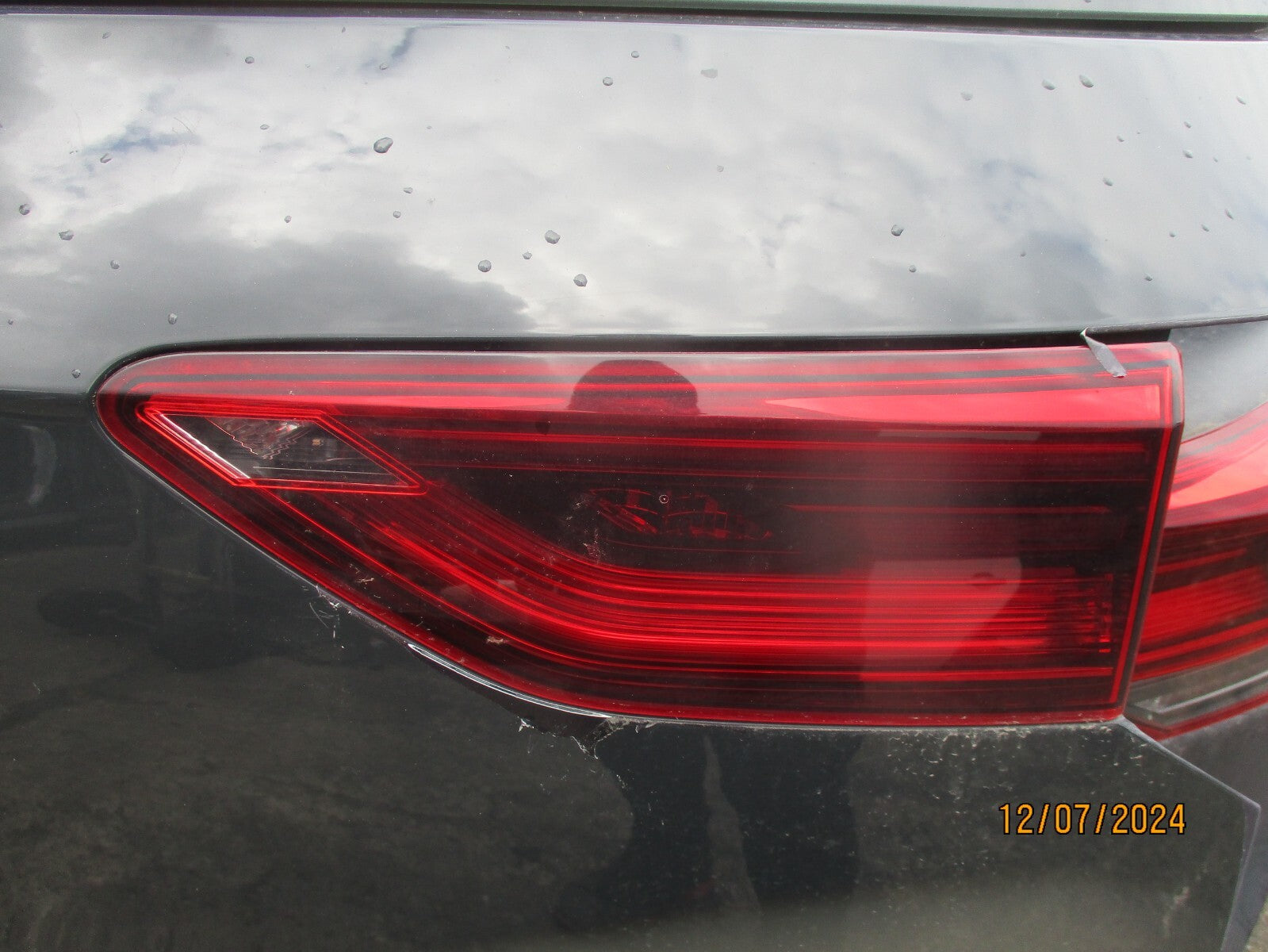 2023 VW VOLKSWAGEN GOLF MK8 HATCH OSR DRIVER SIDE REAR INNER TAIL LIGHT LAMP