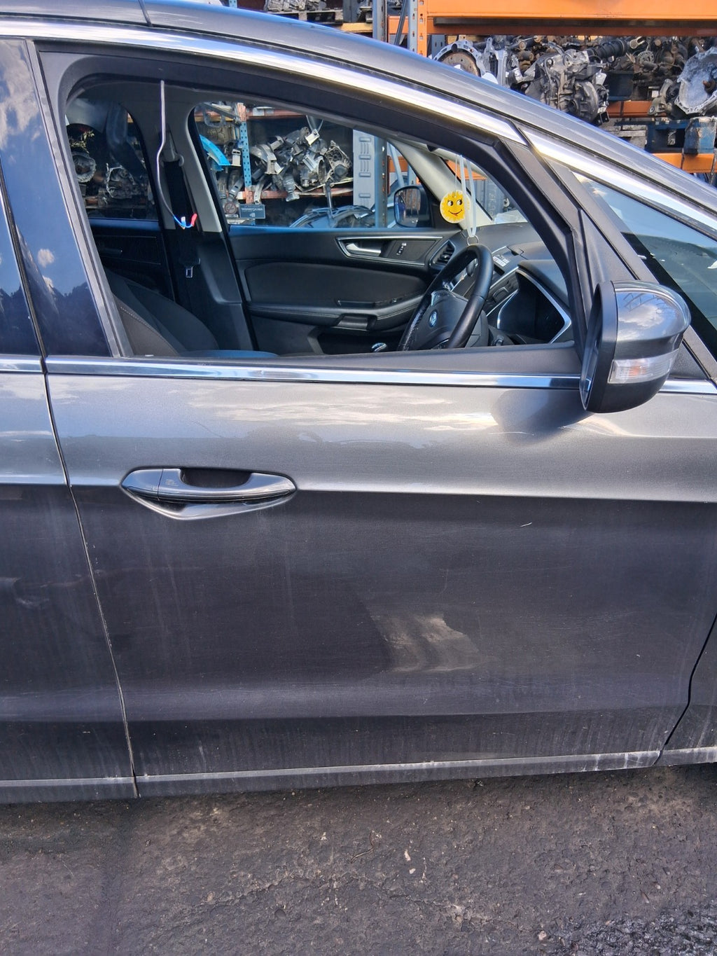 2017 FORD S MAX MK2 OSF DRIVER SIDE FRONT RIGHT BARE DOOR GREY
